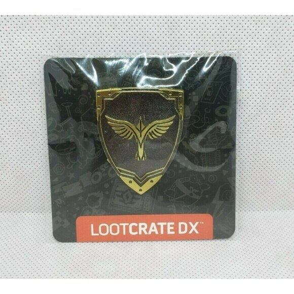 Loot Crate DX Exclusive Protect Shield Pin With Phoenix Emblem - Picture 1 of 5